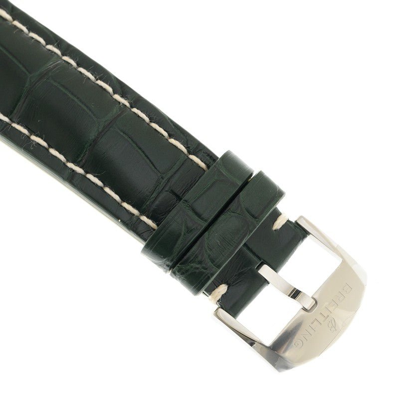 Breitling Navitimer Automatic 41mm Green Dial Green Leather Strap Watch for Men - A17326361L1P1 Buy Now By Breitling