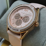 Michael Kors Quartz Pink Dial Pink Silicone Strap Watch For Women - MK6946 Buy Now By Michael Kors