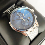 Hugo Boss Jet Blue Dial Silver Steel Strap Watch for Men - 1513384 Buy Now By Hugo Boss