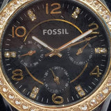 Fossil Riley Black Dial Black Leather Strap Watch for Women - ES3696 Buy Now By Fossil