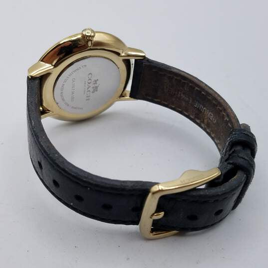 Coach Slim Easton White Dial Black Leather Strap Watch for Women - 14502683 Buy Now By Coach