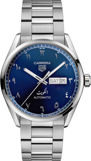 Tag Heuer Carrera Automatic Blue Dial Silver Steel Strap Watch for Men - WBN2016.BA0640 Buy Now By Tag Heuer