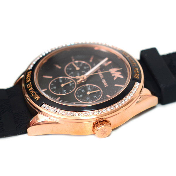 Michael Kors Jessa Quartz Black Dial Black Silicone Strap Watch For Women - MK7266 Buy Now By Michael Kors