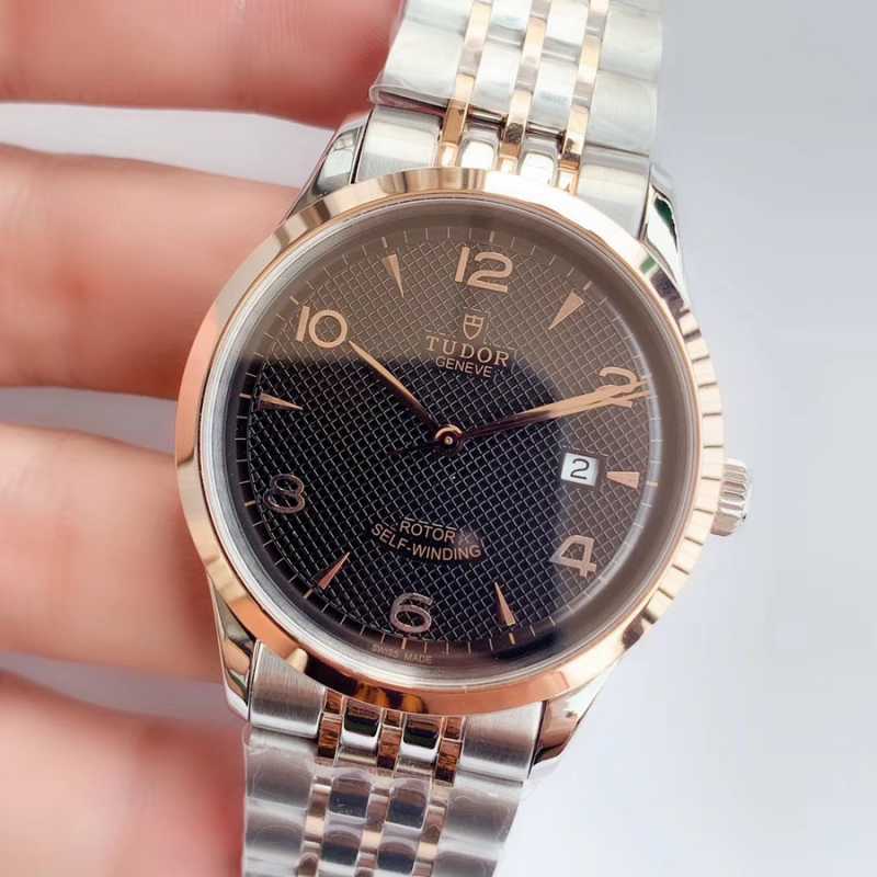 Tudor 1926 Automatic Black Dial Two Tone Steel Strap Watch for Men - M91651-0003 Buy Now By Tudor