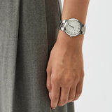 Michael Kors Lennox Three Hand Silver Dial Silver Steel Strap Watch For Women - MK7393 Buy Now By Michael Kors