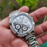 Guess Duchess Quartz Silver Dial Silver Steel Strap Watch For Women - GW0558L1 Buy Now By Guess