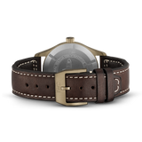 IWC Pilot's Watch Automatic Spitfire Green Dial Brown Leather Strap Watch for Men - IW326802 Buy Now By IWC