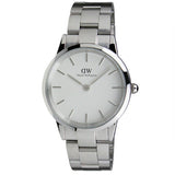 Daniel Wellington Iconic Link White Dial Silver Steel Strap Watch for Women - DW00100203 Buy Now By Daniel Wellington