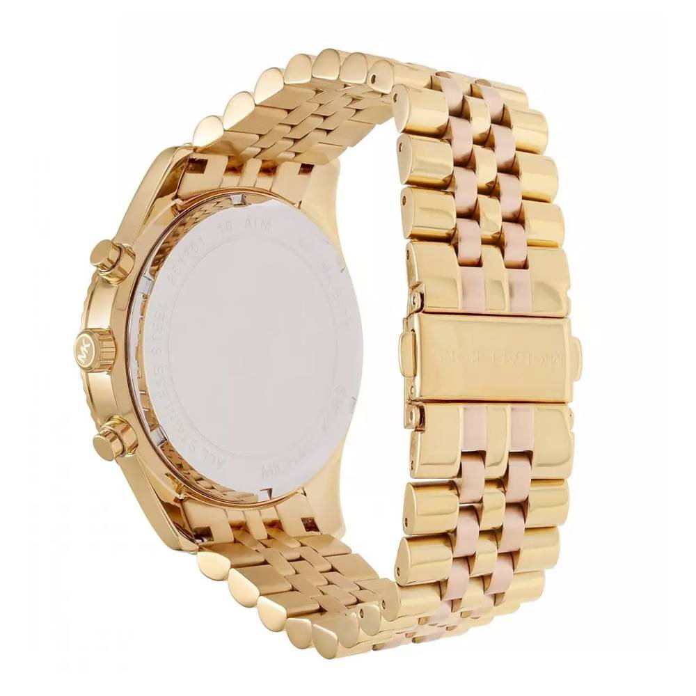 Michael Kors Lexington Gold Dial Gold Steel Strap Watch for Women - MK6473 Buy Now By Michael Kors