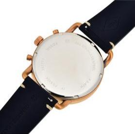 Fossil The Commuter Blue Dial Blue Leather Strap Watch for Men - FS5404 Buy Now By Fossil