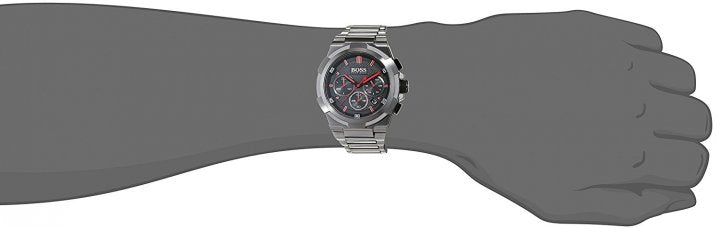 Hugo Boss Supernova Grey Dial Grey Steel Strap Watch for Men - 1513361 Buy Now By Hugo Boss