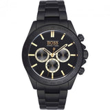 Hugo Boss Ikon Black Dial Black Steel Strap Watch for Men - 1513278 Buy Now By Hugo Boss