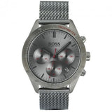 Hugo Boss Talent Gunmetal Dial Grey Mesh Bracelet Watch for Men - 1513637 Buy Now By Hugo Boss