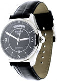 Tissot T One Automatic Black Dial Black Leather Strap Watch For Men - T038.430.16.057.00 Buy Now By Tissot