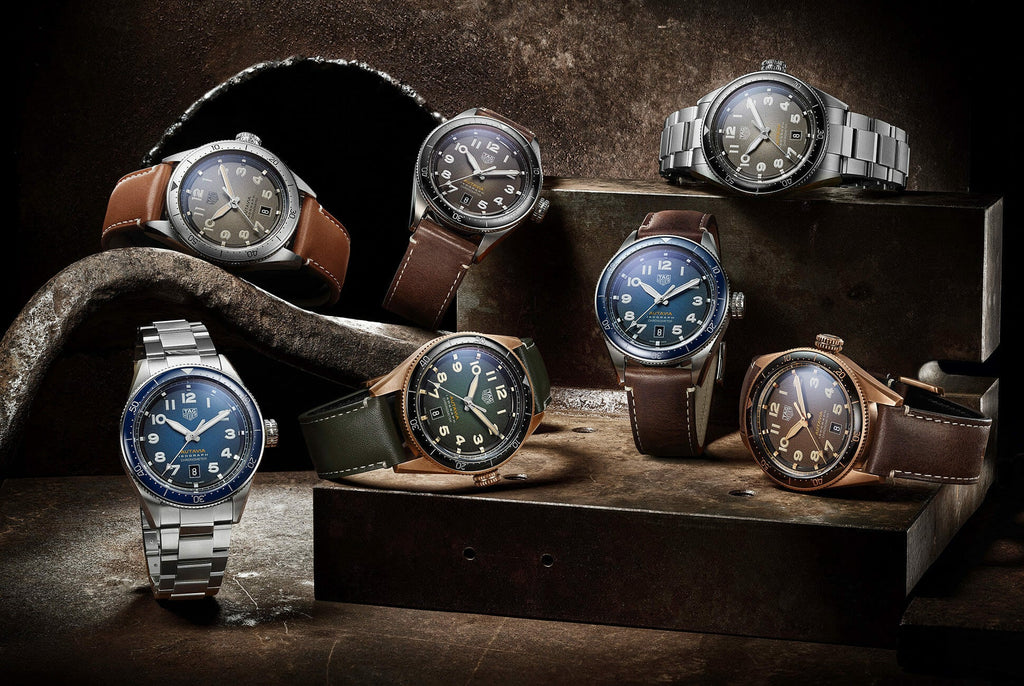 Tag Heuer Autavia Isograph Grey Dial Calfskin Brown Leather Strap Watch for Men - WBE5111.FC8267 Buy Now By Tag Heuer