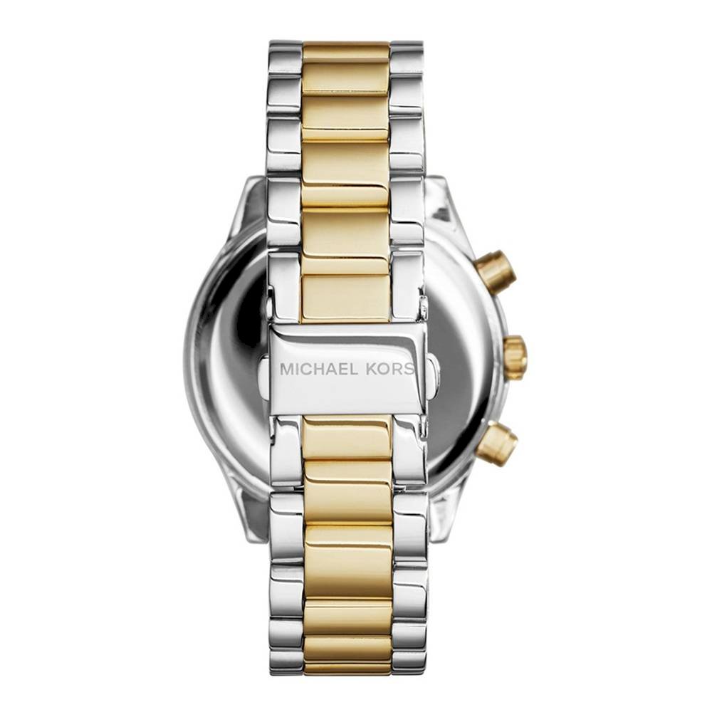 Michael Kors Brinkley Chronograph Silver Dial Two Tone Steel Strap Watch for Women - MK6188 Buy Now By Michael Kors