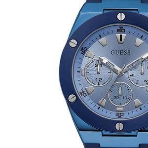 Guess Poseidon Blue Dial Blue Rubber Strap Watch for Men - GW0057G3 Buy Now By Guess