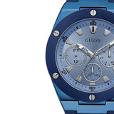 Guess Poseidon Blue Dial Blue Rubber Strap Watch for Men - GW0057G3 Buy Now By Guess