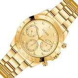 Guess Eclipse Gold Dial Gold Steel Strap Watch for Women - GW0314L2 Buy Now By Guess