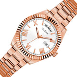 Guess Luna White Dial Rose Gold Steel Strap Watch for Women - GW0308L3 Buy Now By Guess