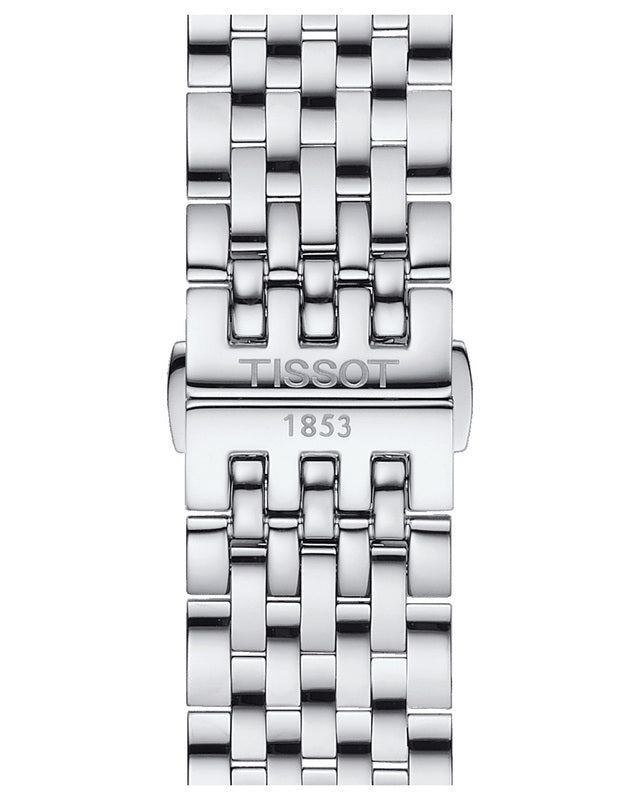 Tissot T Classic Tradition Black Dial Silver Steel Strap Watch For Men - T063.610.11.057.00 Buy Now By Tissot