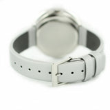 Calvin Klein Chic Silver Dial White Leather Strap Watch for Women - K7N23UP8 Buy Now By Calvin Klein