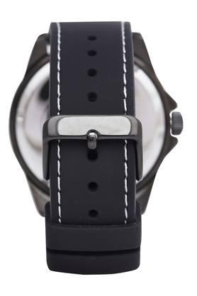 Guess Odyssey Quartz Black Dial Black Silicone Strap Watch For Men - W1108G3 Buy Now By Guess