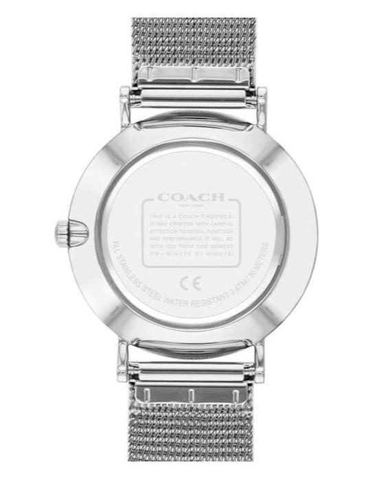 Coach Perry Silver Dial Silver Mesh Bracelet Watch for Women - 14503341 Buy Now By Coach