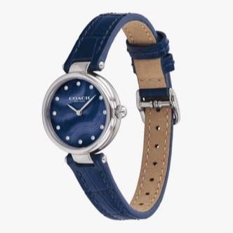 Coach Park Navy Blue Dial Navy Blue Leather Strap Watch for Women - 14503535 Buy Now By Coach