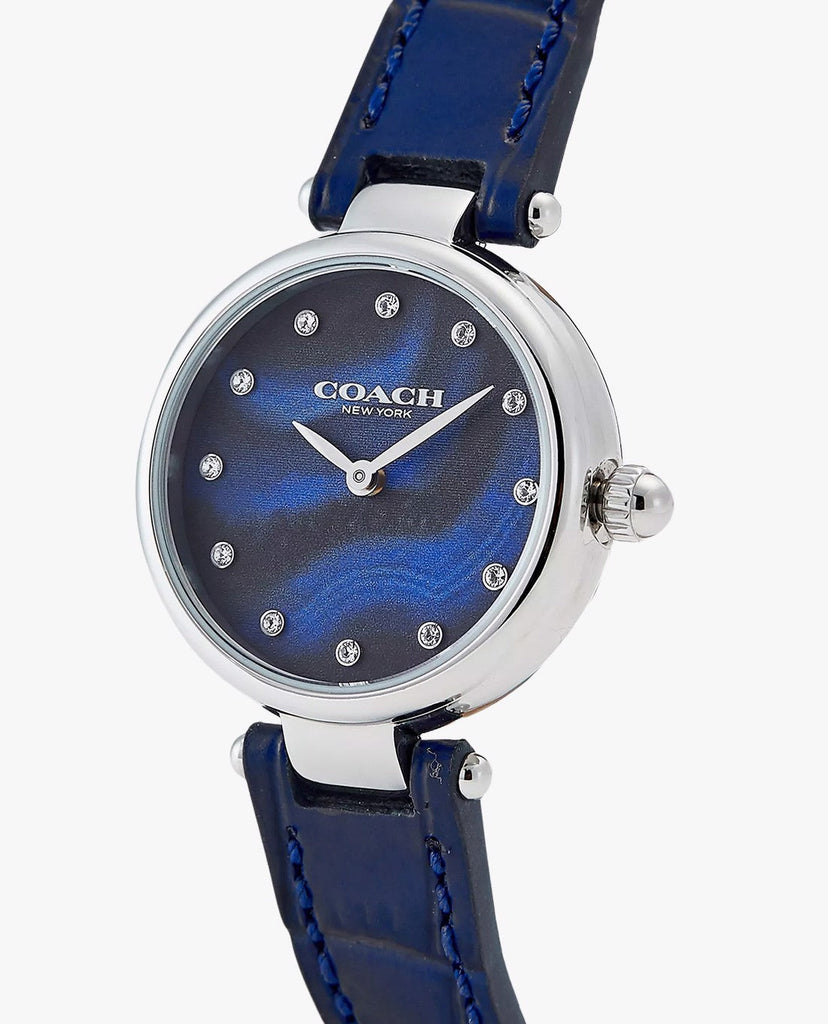 Coach Park Navy Blue Dial Navy Blue Leather Strap Watch for Women - 14503535 Buy Now By Coach