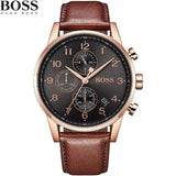 Hugo Boss Navigator Grey Dial Brown Leather Strap Watch for Men - 1513496 Buy Now By Hugo Boss