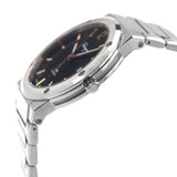 Salvatore Ferragamo F-80 Classic Black Dial Silver Steel Strap Watch for Men - SFDT02423 Buy Now By Salvatore Ferragamo