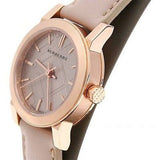 Burberry The City Gold Dial Beige Leather Strap Watch for Women - BU9210 Buy Now By Burberry