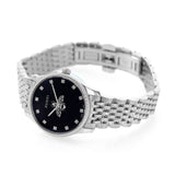 Gucci G Timeless Quartz Black Dial Silver Steel Strap Watch For Women - YA1265020 Buy Now By Gucci