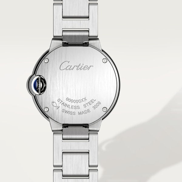 Cartier Ballon Bleu de Cartier Diamonds Silver Dial Silver Steel Strap Watch for Women - WE902073 Buy Now By Cartier
