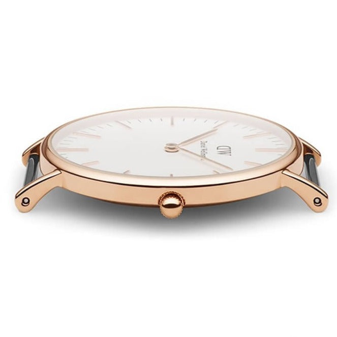 Daniel Wellington Classic St. Mawes White Dial Brown Leather Strap Watch for Men - DW00100035 Buy Now By Daniel Wellington