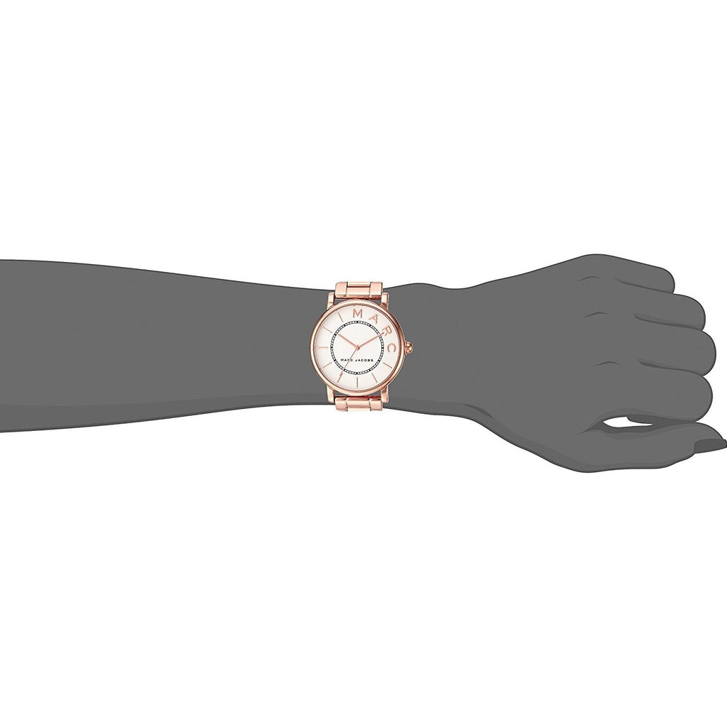 Marc Jacobs Roxy White Dial Rose Gold Steel Strap Watch for Women - MJ3523 Buy Now By Marc Jacobs