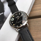 Coach Delancey Black Dial Black Leather Strap Watch for Women - 14502780 Buy Now By Coach