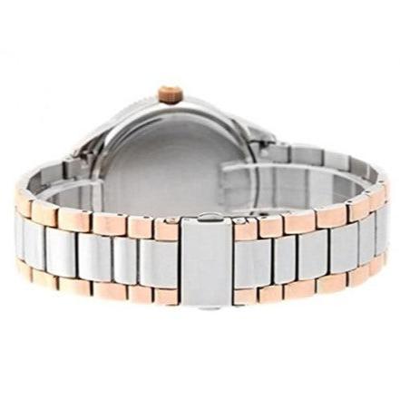 Bulova Crystal Collection Silver Dial Two Tone Steel Strap Watch for Women - 98N100 Buy Now By Bulova