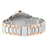 Bulova Crystal Collection Silver Dial Two Tone Steel Strap Watch for Women - 98N100 Buy Now By Bulova