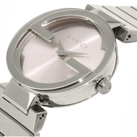 Gucci G Interlocking Silver Dial Silver Steel Strap Watch For Women - YA133503 Buy Now By Gucci