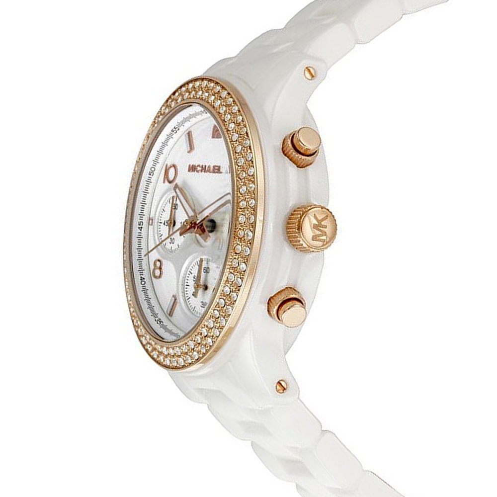 Michael Kors Ceramic White Dial White Steel Strap Watch for Women - MK5269 Buy Now By Michael Kors