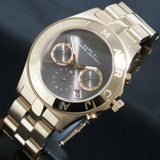 Marc Jacobs Blade Chronograph Brown Dial Rose Gold Steel Strap Watch for Women - MBM3308 Buy Now By Marc Jacobs