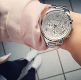 Michael Kors Runway Silver Dial Silver Steel Strap Watch for Women - MK5076 Buy Now By Michael Kors