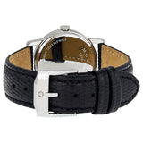 Movado Museum Silver Dial Black Leather Strap Watch For Women - 2100003 Buy Now By Movado