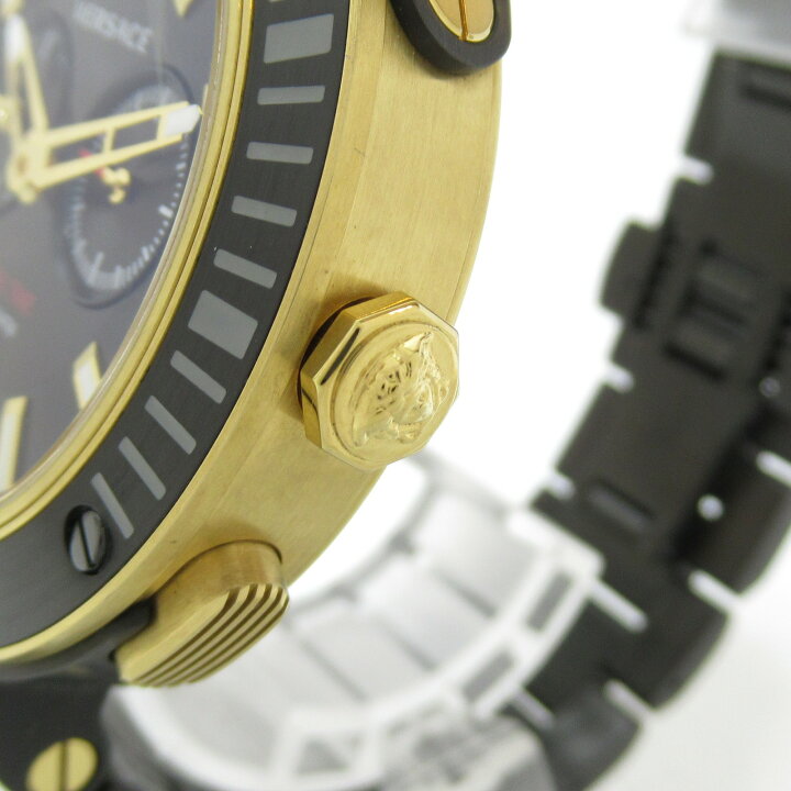 Versace V Extreme Pro Two Tone Dial Stainless Steel Strap Watch for Men - VCN040017 Buy Now By Versace