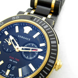 Versace V Extreme Pro Two Tone Dial Stainless Steel Strap Watch for Men - VCN040017 Buy Now By Versace