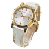 Burberry The City White Dial White Leather Strap Watch for Women - BU9110 Buy Now By Burberry