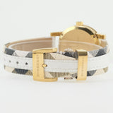 Burberry The City White Dial White Leather Strap Watch for Women - BU9110 Buy Now By Burberry