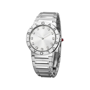 Bvlgari Bvlgari Bvlgari Lady Diamonds Silver Dial Silver Steel Strap Watch for Women - BVLGARI103696 Buy Now By Bvlgari